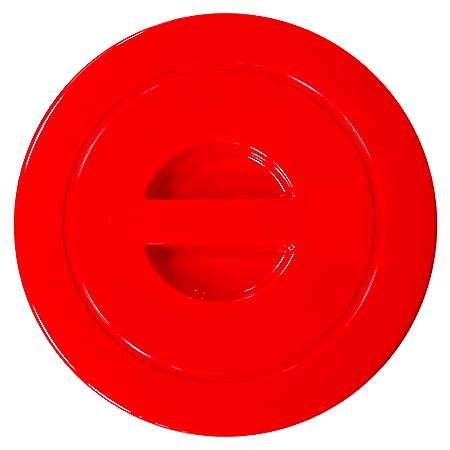 картинка Крышка для ведра " Миленд "  5л Красная, пластик