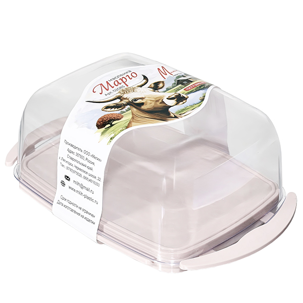 картинка Масленка " Милих " Марго, пластиковая, бежевая