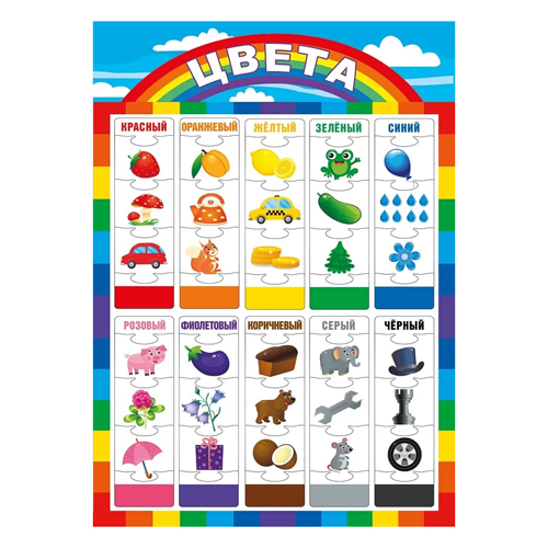 картинка Плакат " Мир поздравлений " 409 А4 Цвета, мелованный картон 190г/м2, без отделки