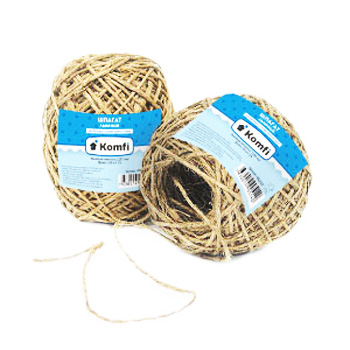 картинка Шпагат " Komfi " джутовый  50м 1200 текс