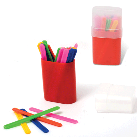 картинка Счетные палочки " Пчелка " 30шт в коробочке