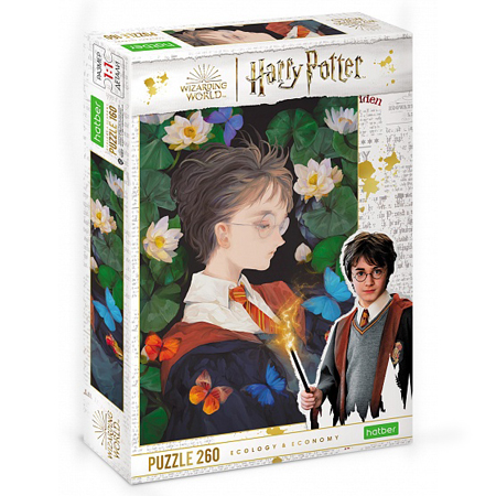 картинка Пазлы " Hatber " 260элементов ECO Гарри Поттер 33*22см, картонная упаковка