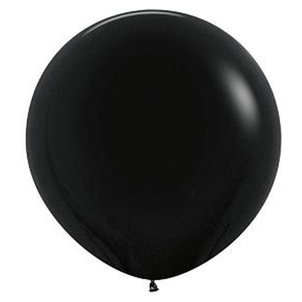 картинка Шар латексный " Браво " пастель 36"/1м Черный