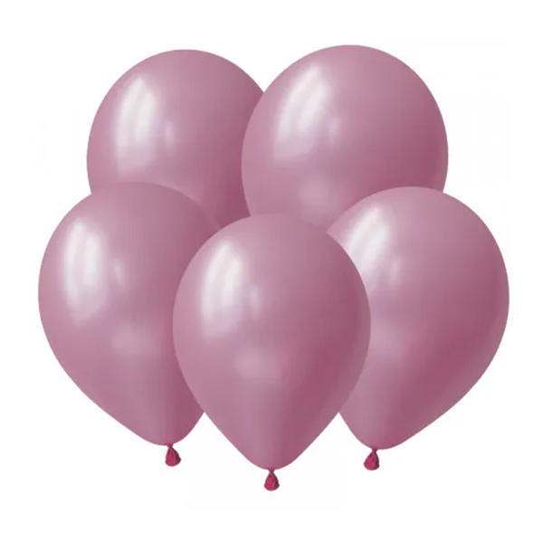 картинка Шар латексный " Браво " металлик 12"/30см розовый