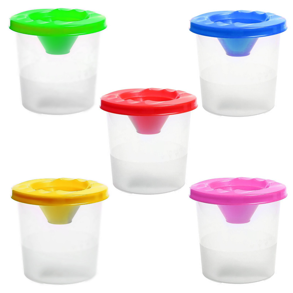 картинка Стакан-непроливайка " KWELT " одинарный с крышкой, ассорти (без возможности выбора цвета)