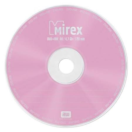 картинка Диск DVD+RW " Mirex " 4.7 GB 4x Slim case