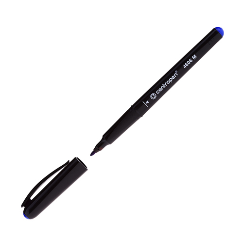 картинка Маркер для CD/DVD " Centropen " синий 1мм пулевидный наконечник перманентный