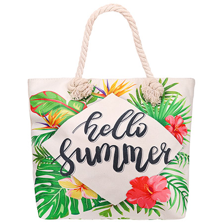 картинка Сумка пляжная " Миленд " Здравствуй лето!, 45*38см
