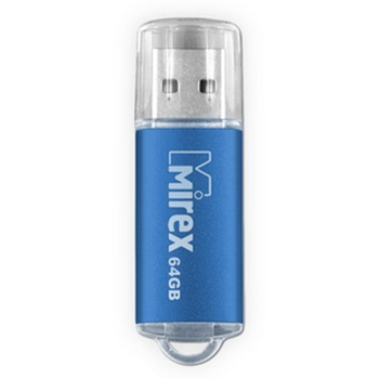 картинка Флеш-диск " Mirex " 8GB Unit голубой USB 2.0