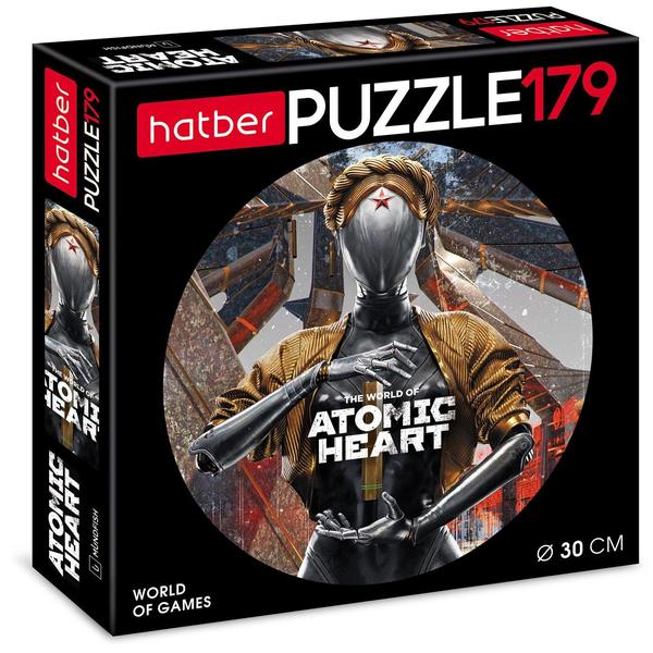 картинка Пазлы " Hatber "  179элементов Atomic Heart d=30см, картонная упаковка