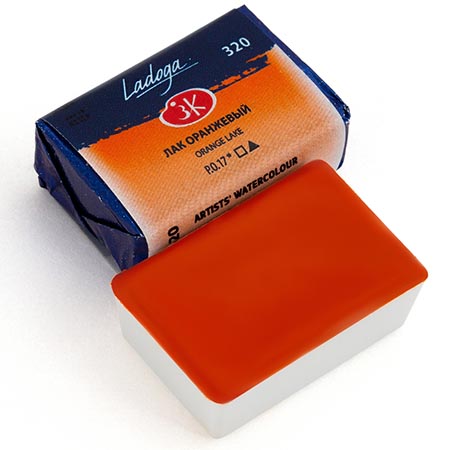 картинка Акварель " Ладога " кювета 2,5мл лак оранжевый