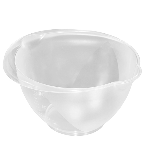 картинка Миска пластиковая 3л " Милих " для миксера, прозрачная, пластиковая