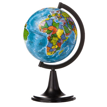 картинка Глобус политический 120мм " Globen ", пакет