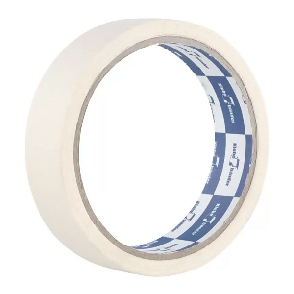 картинка Лента малярная клейкая 19мм* 40м, бумажная основа, 115мкм, " Klebebander ", термоусадочная пленка