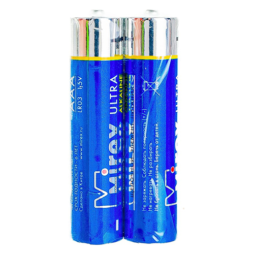 картинка Батарейка " Mirex " LR03 алкалиновая