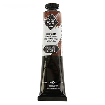 картинка Краска акриловая " Мастер-Класс " 46мл умбра жженая