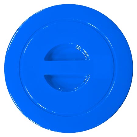 картинка Крышка для ведра " Миленд " 10л Синяя, пластик