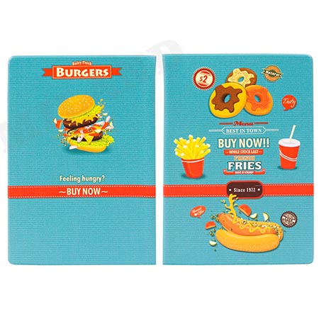 картинка Обложка для паспорта " Миленд " Burger, 130*95мм, ПВХ, slim