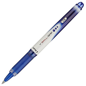 картинка Роллер " Pilot " V-ball Grip синий 0,3мм