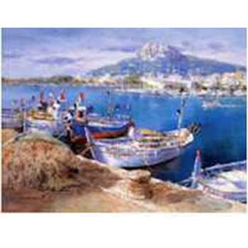 картинка Постер магнитный 240*300мм " Морской залив " Винил, европодвес