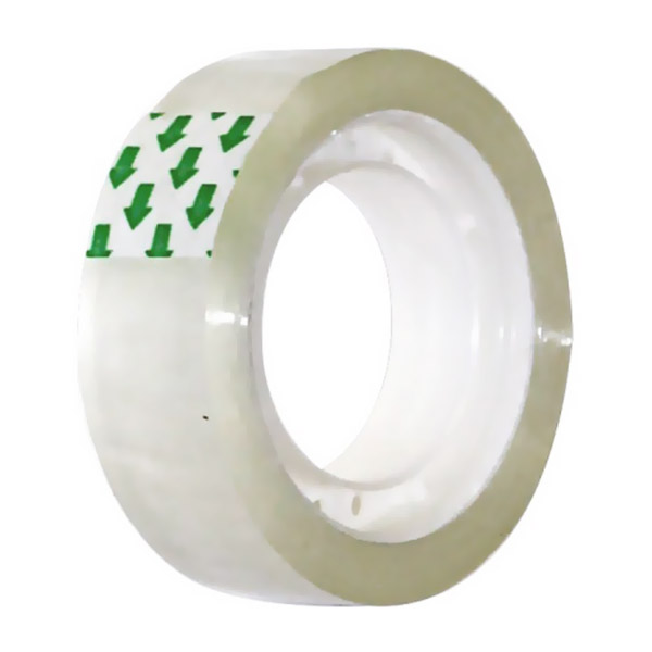 картинка Лента канцелярская клейкая 15мм*20м, прозрачный, 40мкм, полипропилен, пластиковая втулка d=25мм, " Klebebander ", термоусадочная пленка