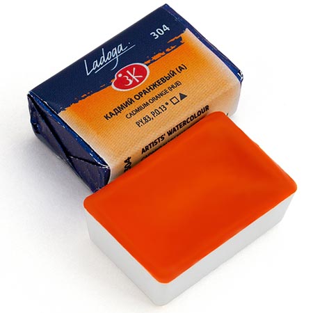 картинка Акварель " Ладога " кювета 2,5мл кадмий оранжевый