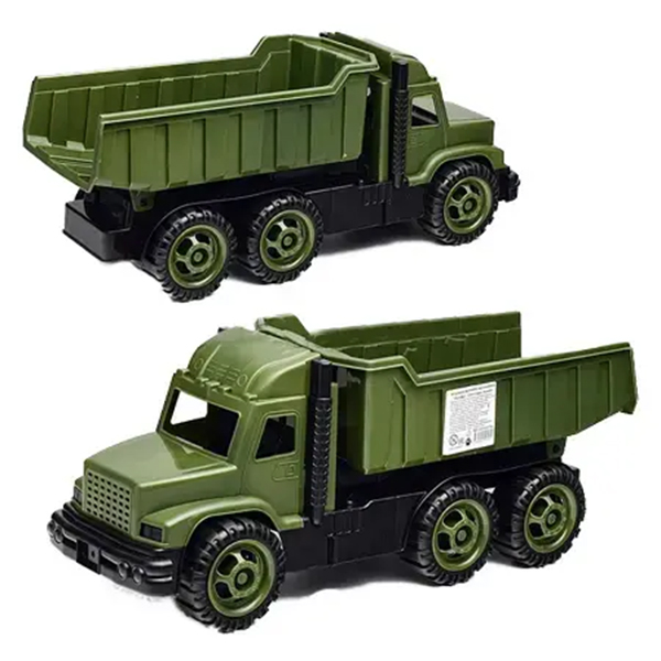 картинка Автомобиль " Karolina toys " Профи Самосвал Армия, 56*23*19см