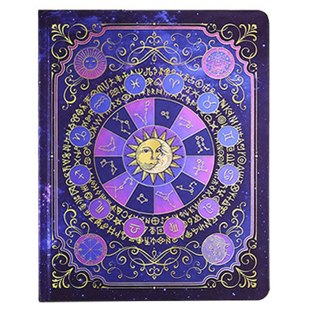 картинка Записная книжка А5 7БЦ 96л " Миленд " Эзотерика-Таролога, матовая ламинация, выборочный лак, тиснение