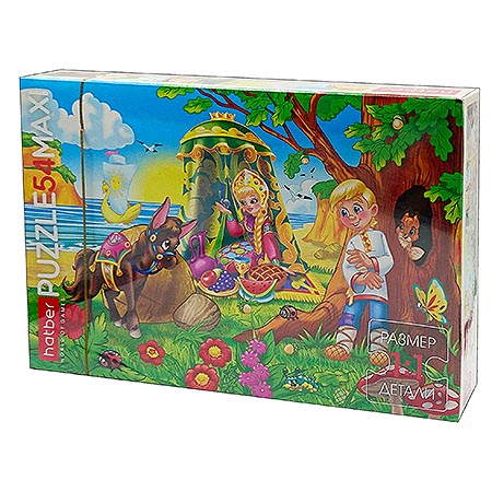 картинка Пазлы " Hatber "  54элемена Maxi Конек-Горбунок 40*28см, картонная упаковка