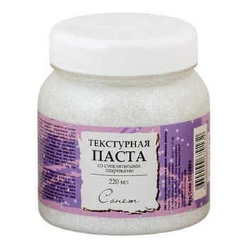 картинка Текстурная паста " Сонет " 220мл со стеклянными шариками