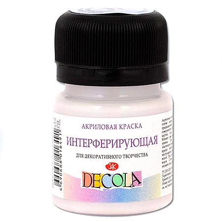 картинка Краска акриловая &quot; Decola &quot; 20мл интерферирующая голубая