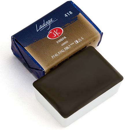 картинка Акварель " Ладога " кювета 2,5мл умбра