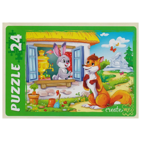 картинка Пазлы " Рыжий кот " Макси. 24элементов Заюшкина избушка 30*21,5см, картонная упаковка 18*12,7*3,5см