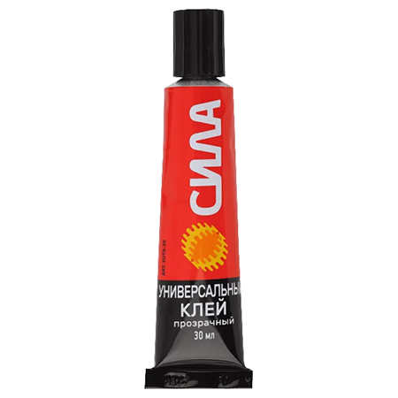 картинка Клей " Сила " 30мл Универсальный, прозрачный