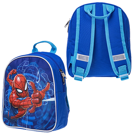 картинка Рюкзак " Hatber " 25*20*8см Человек- паук, 1 отделение, регулируемые лямки, ручка-петля, светоотражающие элементы, полиэстер