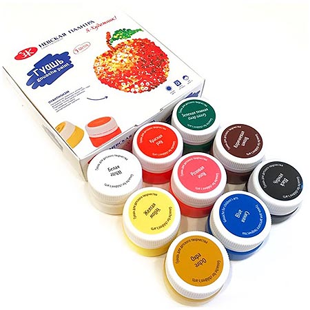 картинка Гуашь &quot; Я- Художник! &quot; 9цв*20мл, картонная упаковка