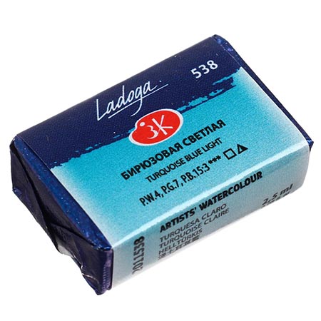 картинка Акварель " Ладога " кювета 2,5мл бирюзовая светлая