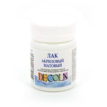 картинка Лак акриловый " Decola " матовый 50мл