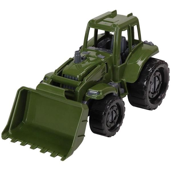 картинка Трактор " Рыжий кот " Иван. Военный. Бульдозер 23*11см, пластик