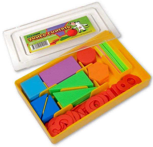 картинка Набор Учись считать " Стамм " пластмассовый