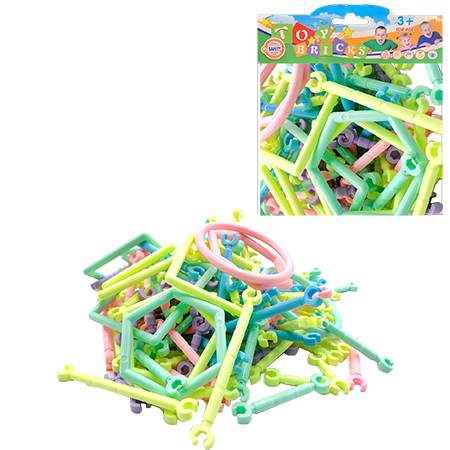 картинка Конструктор " Toy Bricks " 245 деталей, пластиковый, пакет 19*15,5см, европодвес