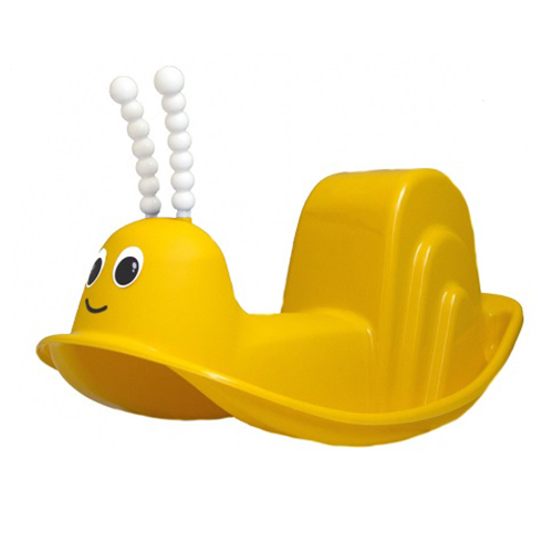 картинка Качалка " PicnMix " Улитка, желтая, 80*50*48см пластик