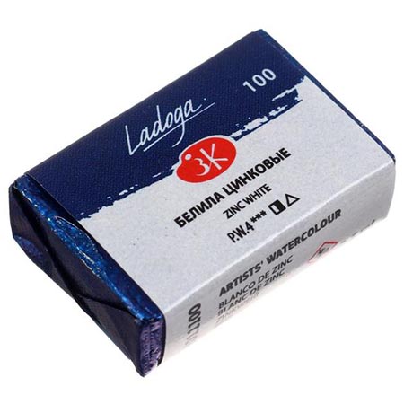 картинка Акварель " Ладога " кювета 2,5мл белила цинковые