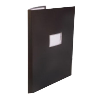 картинка Папка 20файлов " Бюрократ " А3 черный, пластик 0,80мм