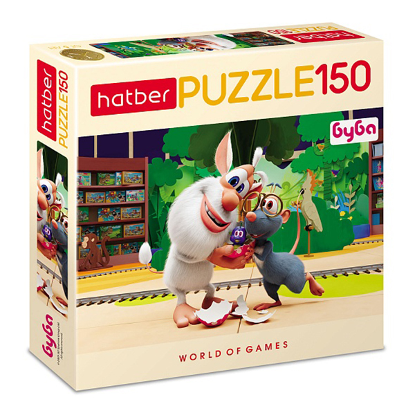 картинка Пазлы " Hatber " 150элементов Буба 33*22см, картонная упаковка