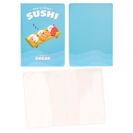 картинка Обложка для паспорта " Миленд " Суши, 130*95мм, ПВХ, slim