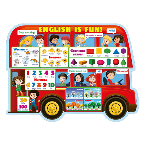 картинка Плакат " Хорошо " 940 А2 English is fun!