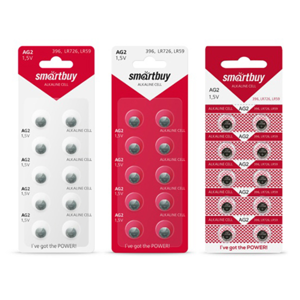 картинка Батарейка " Smartbuy " AG2 алкалиновая
