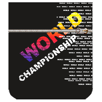 картинка Сумка молодежная " Пчелка " Word championship, с клапаном, ткань