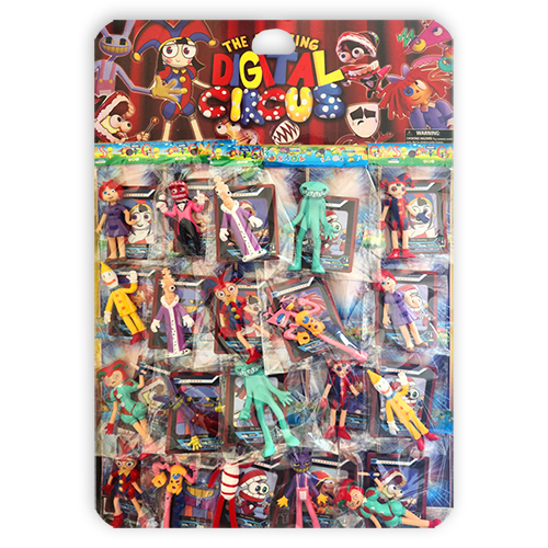 картинка Фигурка " Цифровой цирк " 20 фигурок+карточка персонажа, 11*5см, пакет